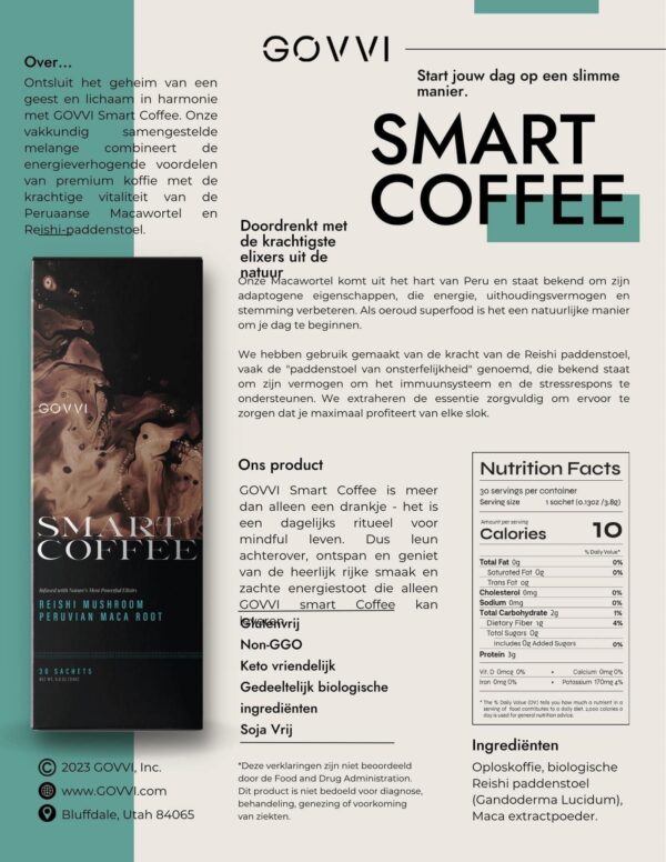 GRATIS Probeerverpakking SMART coffee  (4 stuks)